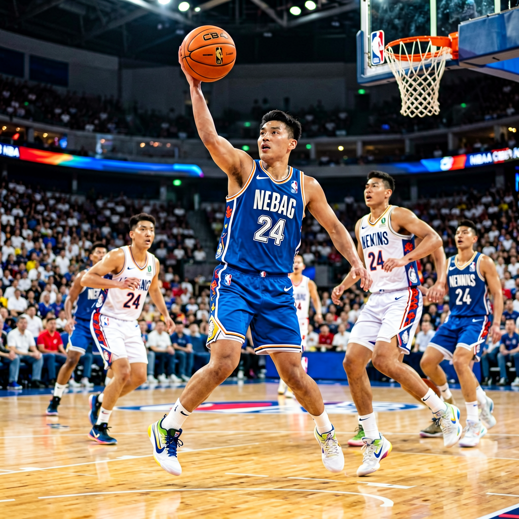 篮球赛事内容板块，展示NBA、CBA等篮球联赛赛程与数据分析